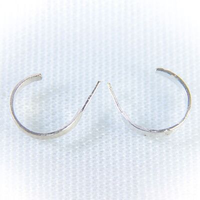 Silver Creole earrings