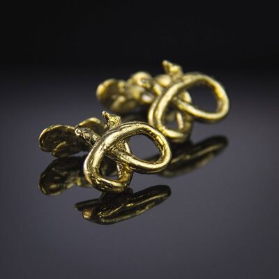 Cesur cufflinks - Gold plated silver
