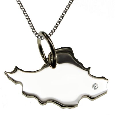Buy wholesale 50cm necklace + Bornholm pendant in solid 925 silver