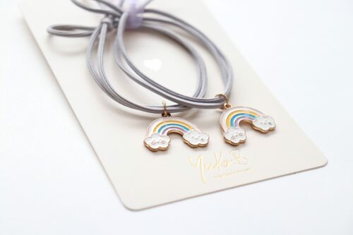 Elastiques cheveux et bracelet pour enfants - RAINBOWS