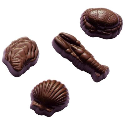 CACAO BARRY - MOULD_PACKAGE N°68_GEBRATENE SCHALENTIERE