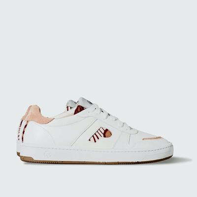 
White leather sneakers
Kasaï-pastel
