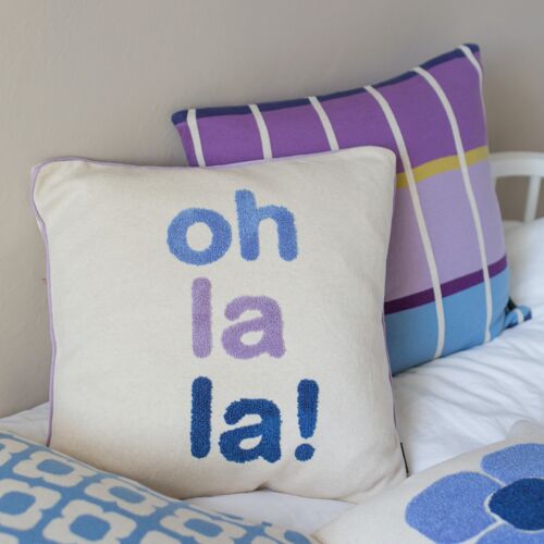 Ohlala Pillow-cover Blue