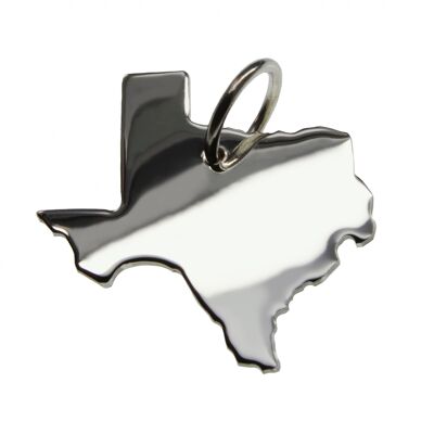 Texas pendant in solid 925 silver
