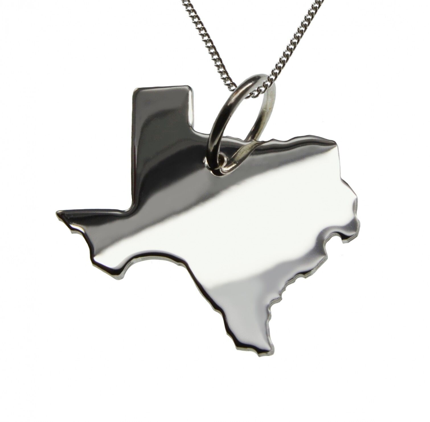 Collana 50cm + ciondolo Texas in argento massiccio 925