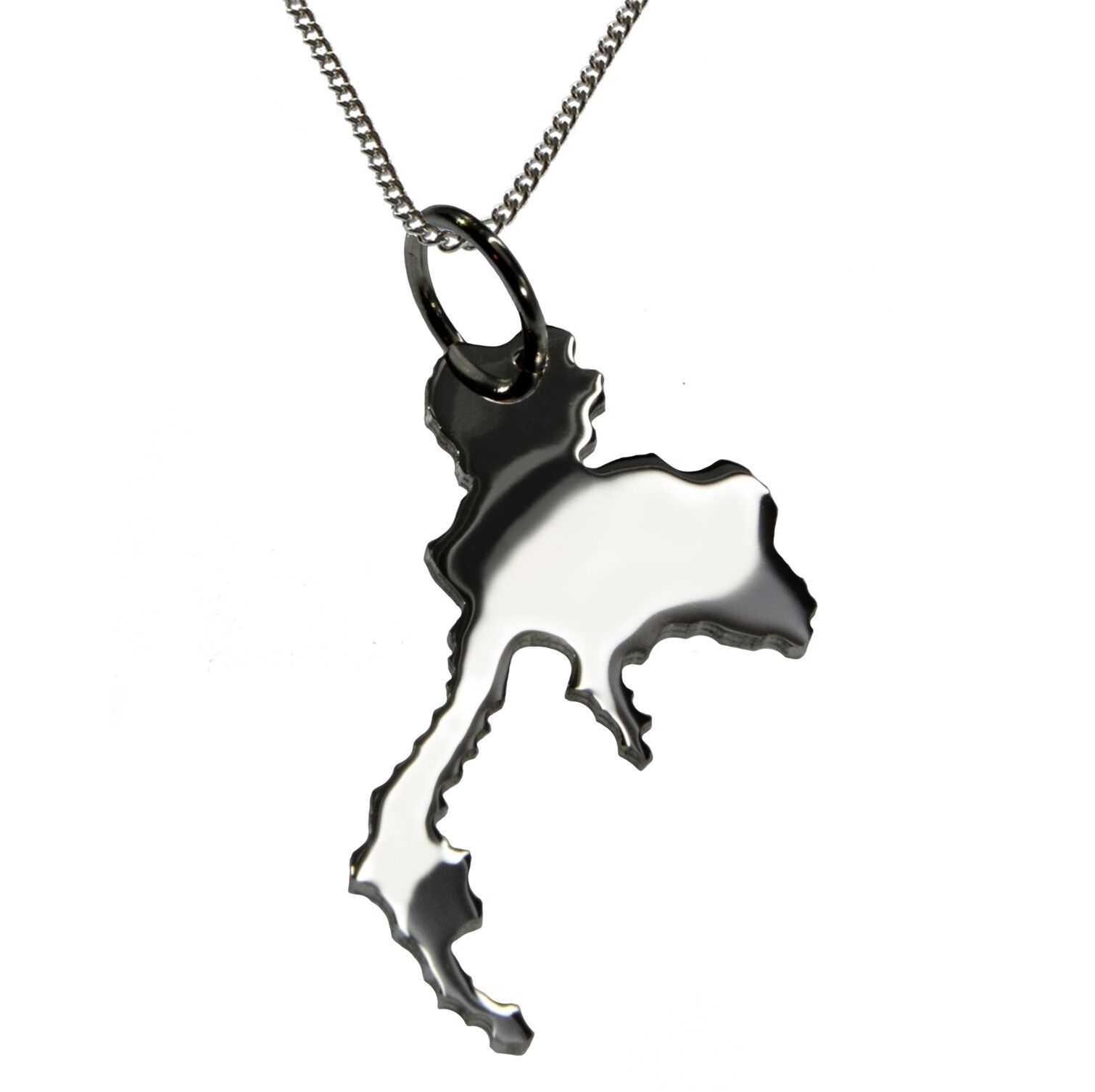 Collana 50cm + ciondolo Thailandia in argento massiccio 925