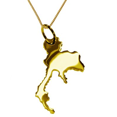 50cm necklace + Thailand pendant in 585 yellow gold