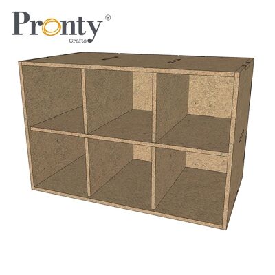 Pronty Crafts Caja Básica Cajón MDF