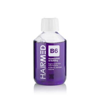 B6 - Shampooing volume eudermique - cheveux abîmés à la kératine 200 ml
