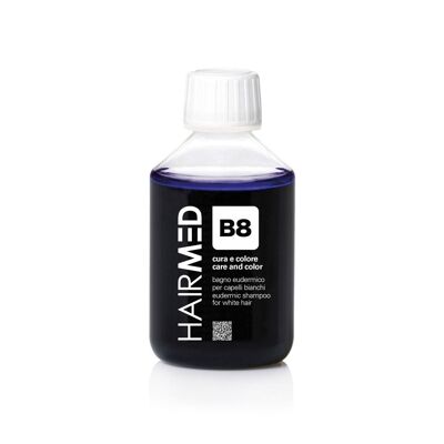 B8 - Shampooing eudermique pour cheveux blancs 200 ml