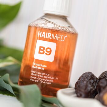 B9 - Shampooing eudermique hydratant pour cheveux secs 200 ml 2
