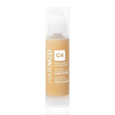 C4 - MASCARILLA COLORANTE Y BRILLO - COBRE CLARO 150ml