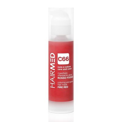 C66 - COLORING AND GLOSS MASK - FIRE RED 150 ml