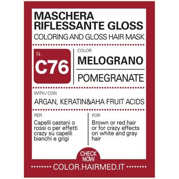 C76 - MASQUE COLORANT ET BRILLANT - GRENADE 150 ml 2