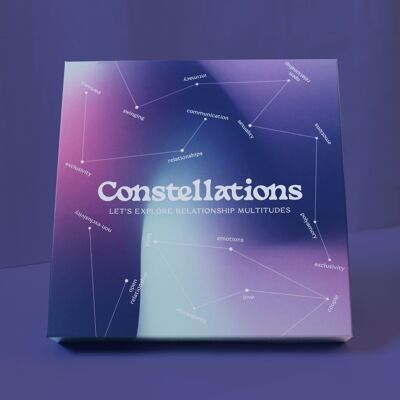 Constelaciones - juego de mesa de debate relaciones íntimas y poliamor | INGLÉS
