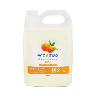 Eco-Max Allzweckreiniger | NATÜRLICHES ORANGE | 4L Nachfüllung