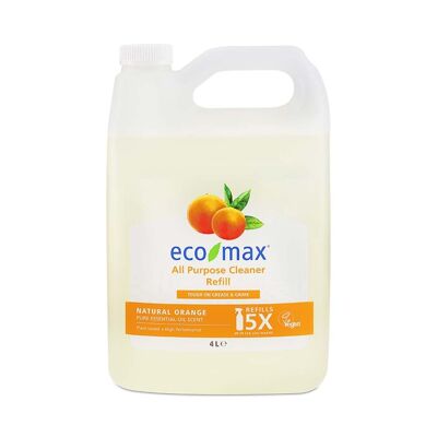 Eco-Max All Purpose Cleaner | NATURAL ORANGE | 4L Refill