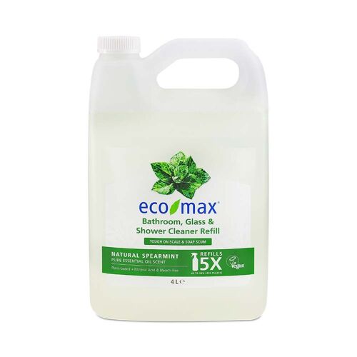 Eco-Max Bathroom/Glass/Shower Cleaner | SPEARMINT | 4 Litre