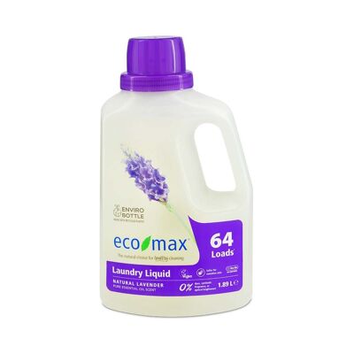 Détergent à lessive Eco-Max | LAVANDE | 1,89 L/ 64 LAVAGES