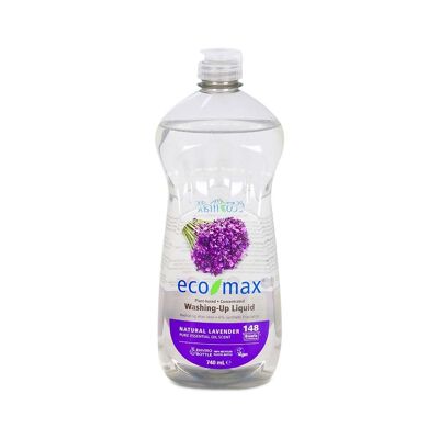 Eco-Max detersivo per piatti | LAVANDA NATURALE | 740ml