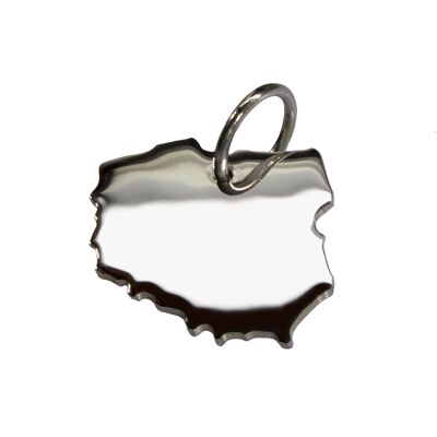 Poland pendant in solid 925 silver