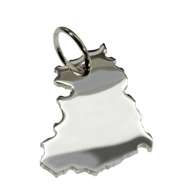 GDR pendant in solid 925 silver