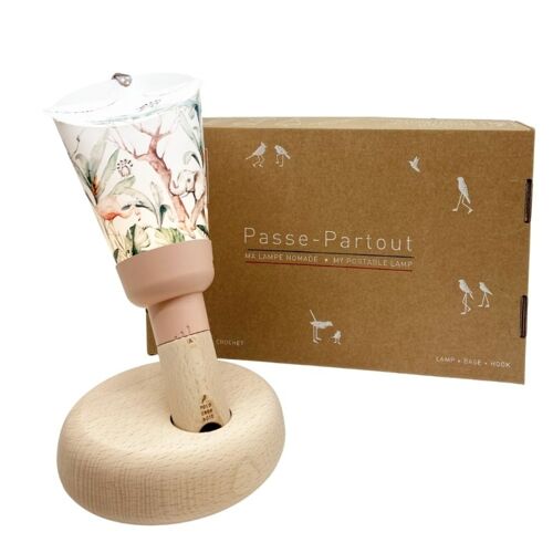 Coffret Lampe Nomade "Passe Partout" -  Savanna - Rose Poudré