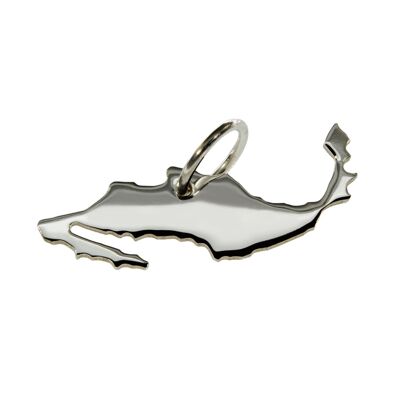 Mexico pendant in solid 925 silver