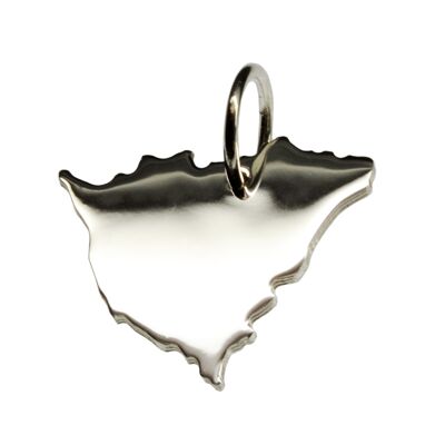 Pendentif Nicaragua en argent massif 925