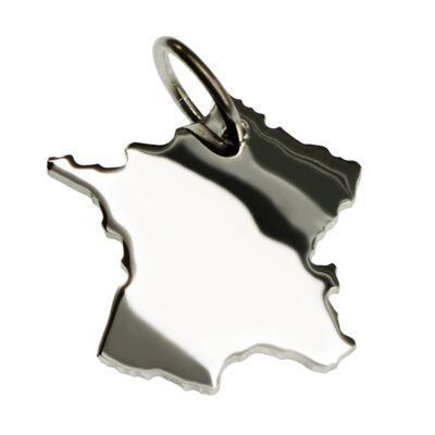 Pendentif France en argent massif 925