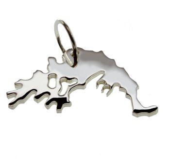 Pendentif Grèce en argent massif 925