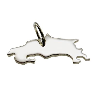 Pendentif Costa Rica en argent massif 925