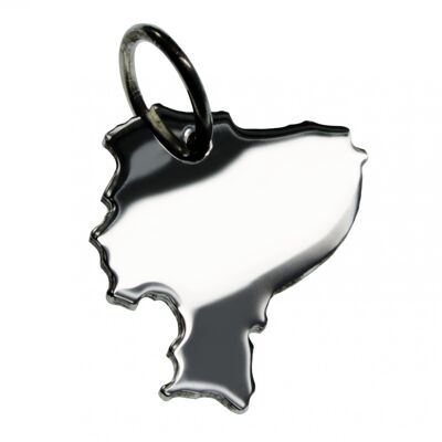 Pendentif Equateur en argent massif 925