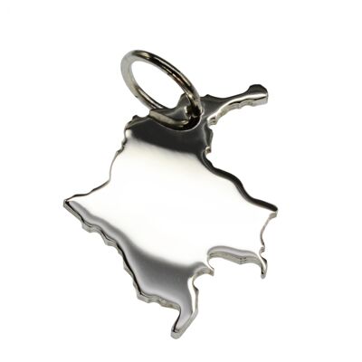 Colombia pendant in solid 925 silver