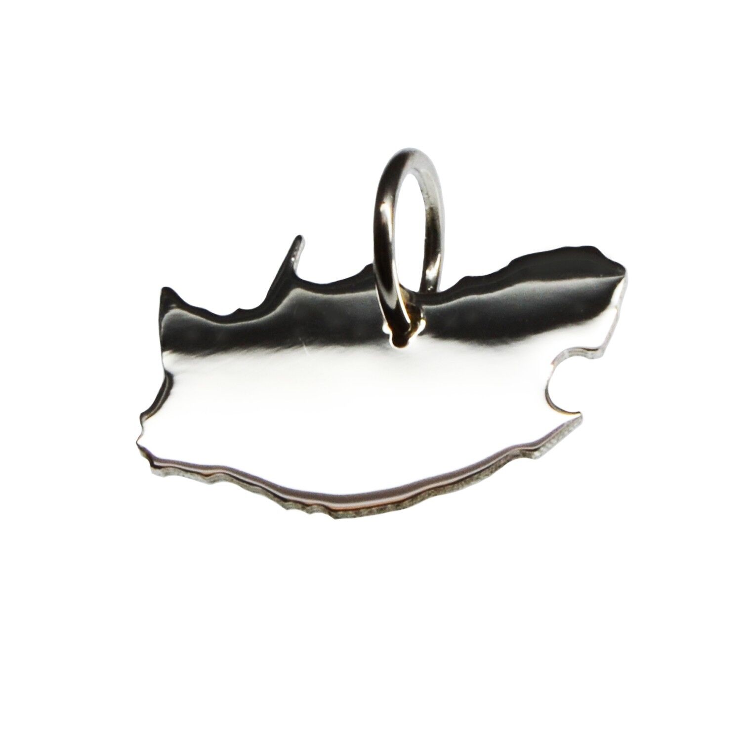 Colgante Sudáfrica en plata maciza 925