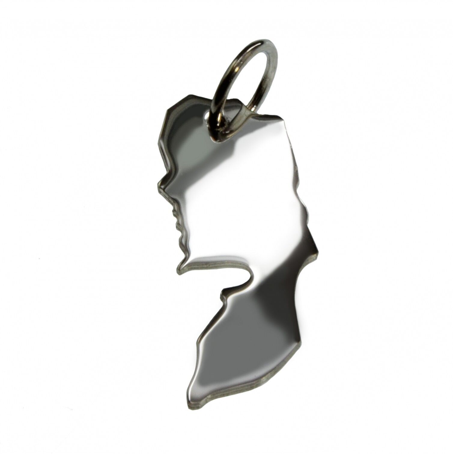 Ciondolo Palestina in argento massiccio 925