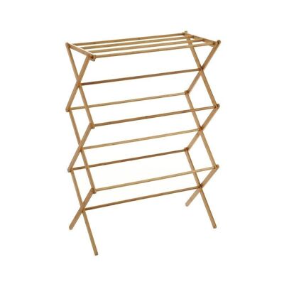 TENDEDERO PLEGABLE BAMBÚ 74 X 36 X 105,50 CM - 803381