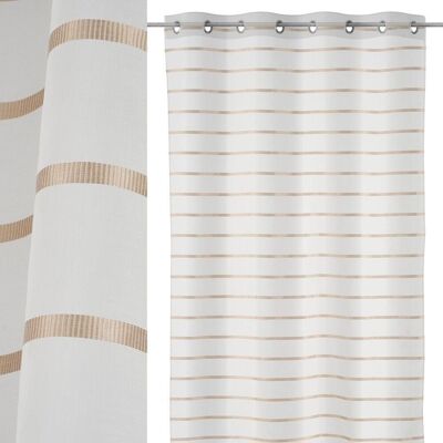 VISILLO DOLLY RAYADO QUIET II BEIGE 140 X 260 CM - 803083