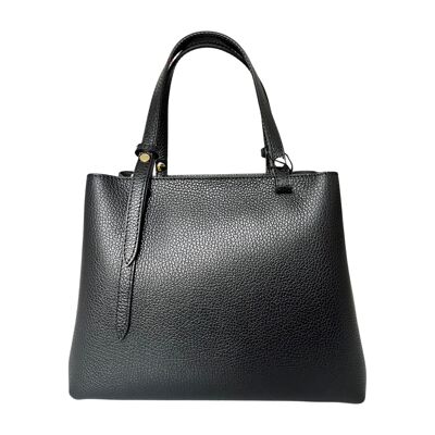 Chiara grained cowhide leather handbag