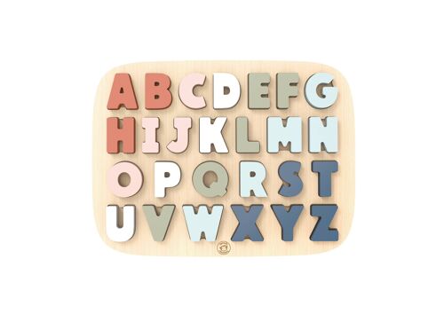 Speedy Monkey - Puzzle des formes Alphabet - 32x23,5x2cm