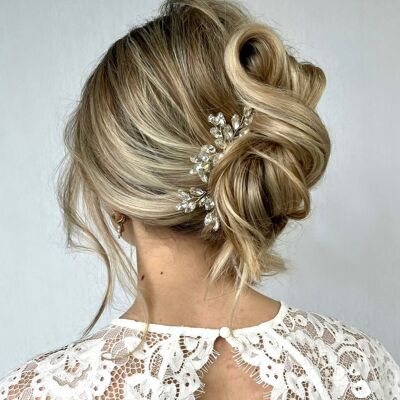 Esther Hairpins Silver Hair Accessory Bride
