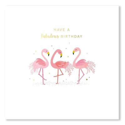 Fabelhafter Flamingos-Geburtstag