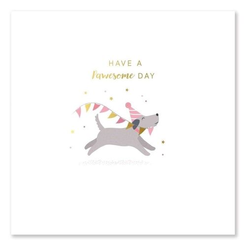 Dog Birthday Bunting Card