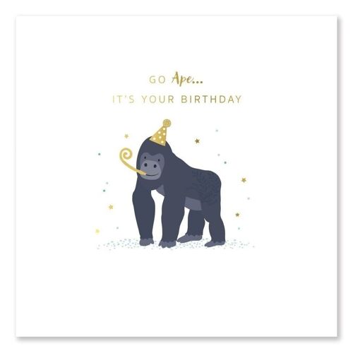 Ape Birthday Card