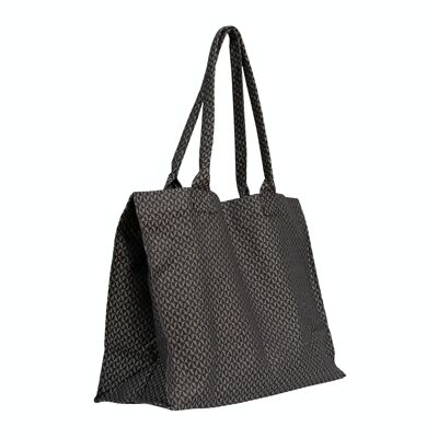 Bolso Tote Ocio De Lino Reutilizable Negro