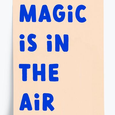 Poster illustrato magico - formato 30x40 cm