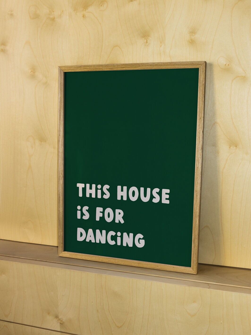 Art Print 30x40 cm – THIS HOUSE – Illustration colorée