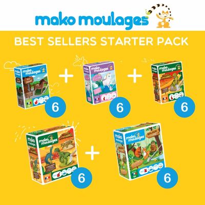 Starter pack Best sellers / meilleures ventes Mako moulages