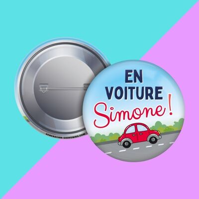 Badge - By car Simone