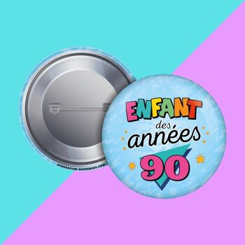 Badge - Enfant des années 90